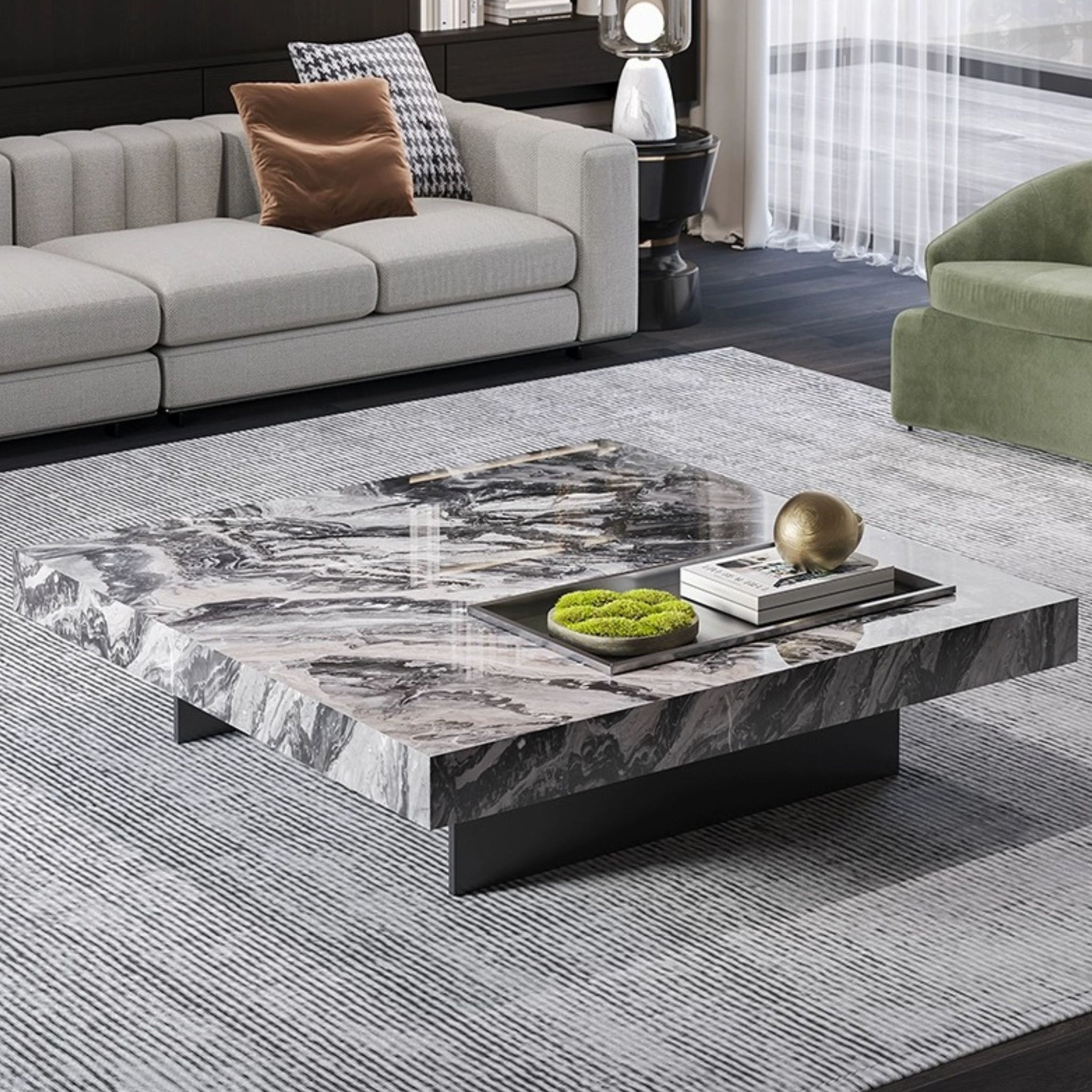 Buy Natural Marble Coffee Table TGCT11 ebarza Modern Furniture in