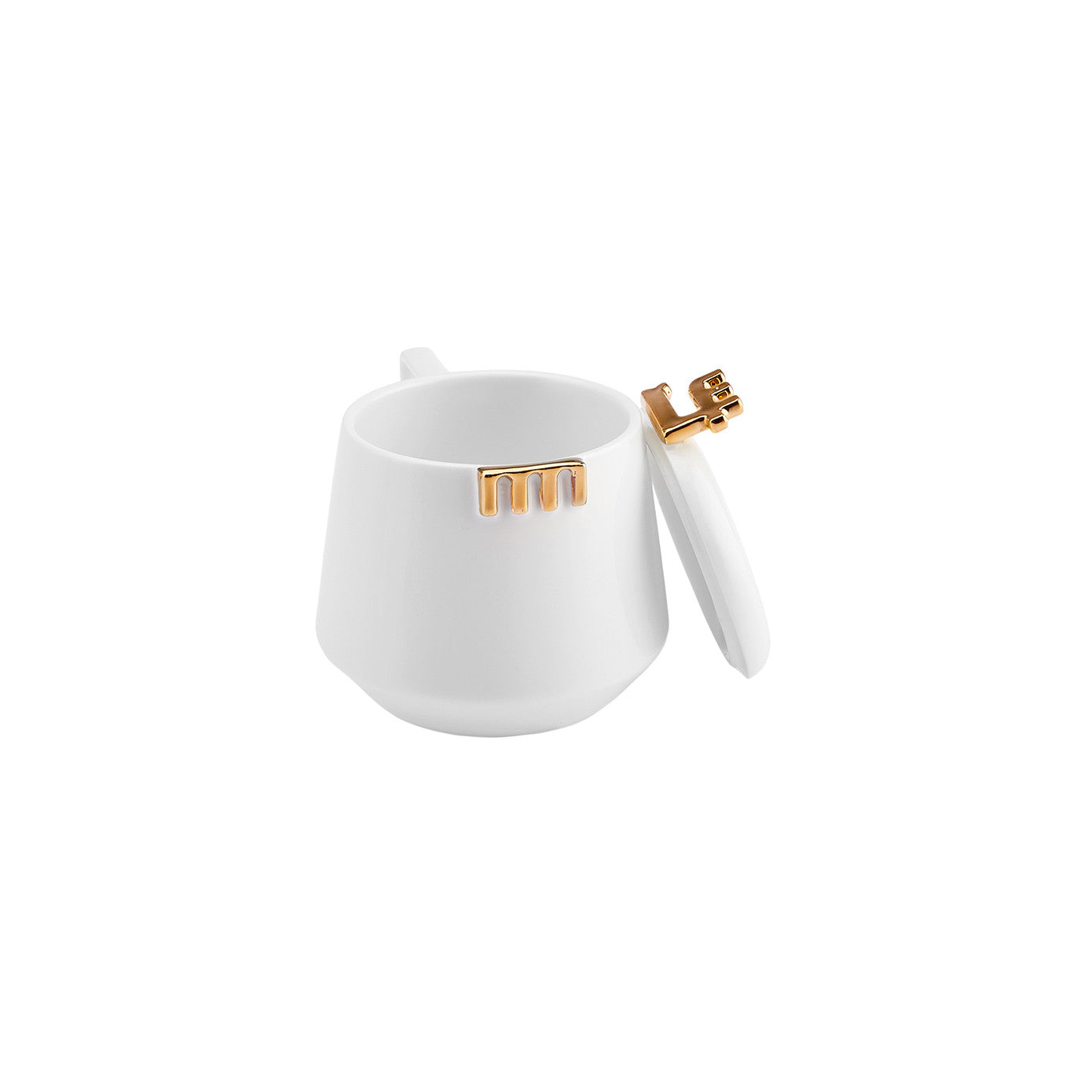 Pre-order 25 Days Delivery - Karaca 50th Year Signature Collection White Mug with Lid 350 ml 153.03.05.0191 -  Mugs - ebarza Furniture UAE | Shop Modern Furniture in Abu Dhabi & Dubai - مفروشات ايبازرا في الامارات | تسوق اثاث عصري وديكورات مميزة في دبي وابوظبي