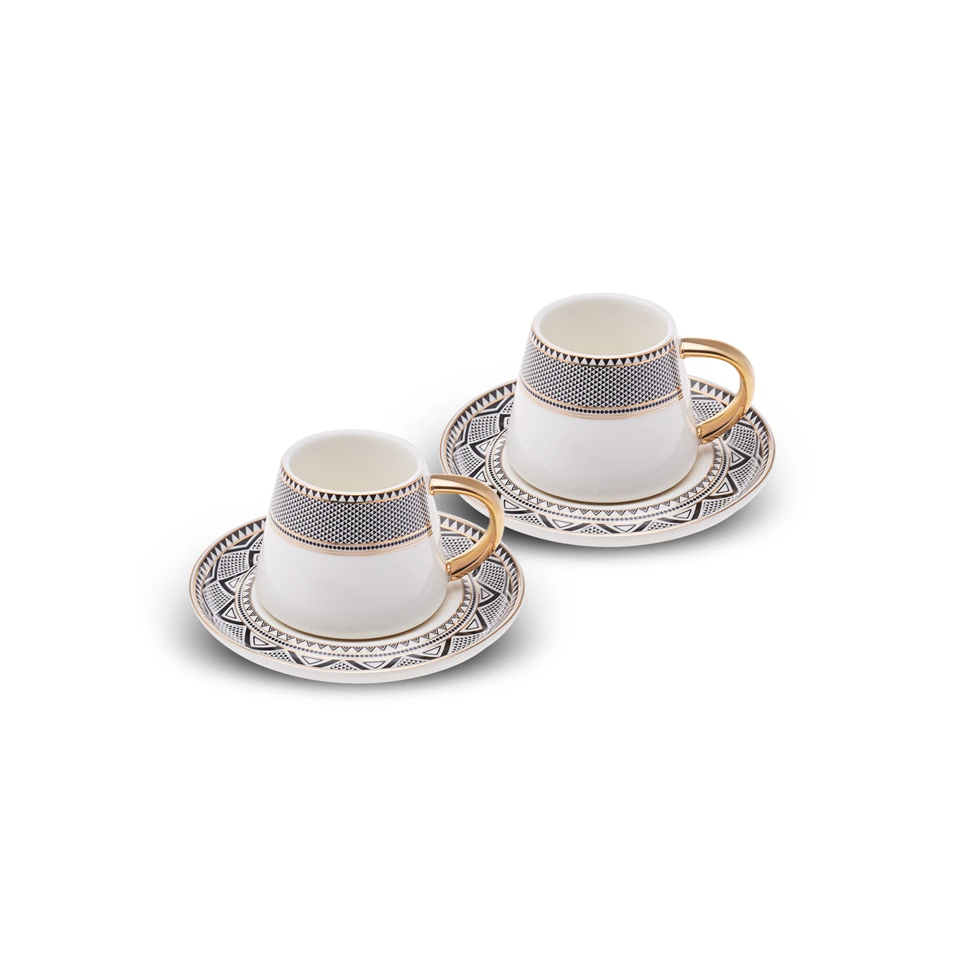 Pre-order 65 Days Delivery - Karaca Globe Coffee Cup Set for 2 People 80 ml 153.03.06.2455