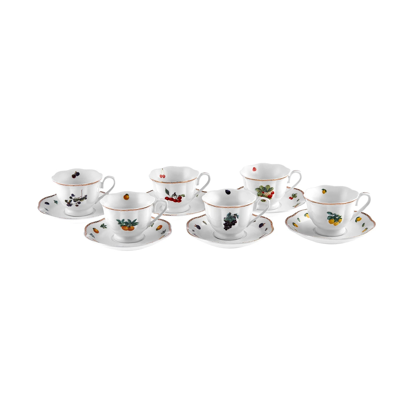 Pre-order 65 Days Delivery - Karaca Nostalgia 6 Person Coffee Cup Set 80 ml 153.03.06.7603