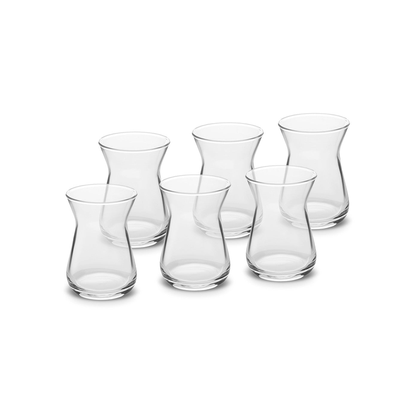 Pre-order 25 Days Delivery - Karaca İrem 6-Piece Tea Glass Set 153.03.08.0201 -  Tea Sets - ebarza Furniture UAE | Shop Modern Furniture in Abu Dhabi & Dubai - مفروشات ايبازرا في الامارات | تسوق اثاث عصري وديكورات مميزة في دبي وابوظبي