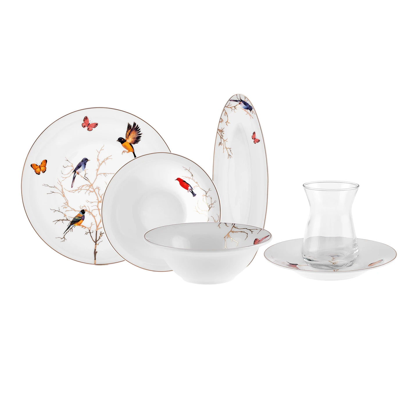 Pre-order 25 Days Delivery - Karaca Fine Pearl Grace 26 Piece 6 Person Pearl Breakfast/Serving Set White 153.03.08.3433 -  Dinnerware Sets - ebarza Furniture UAE | Shop Modern Furniture in Abu Dhabi & Dubai - مفروشات ايبازرا في الامارات | تسوق اثاث عصري وديكورات مميزة في دبي وابوظبي