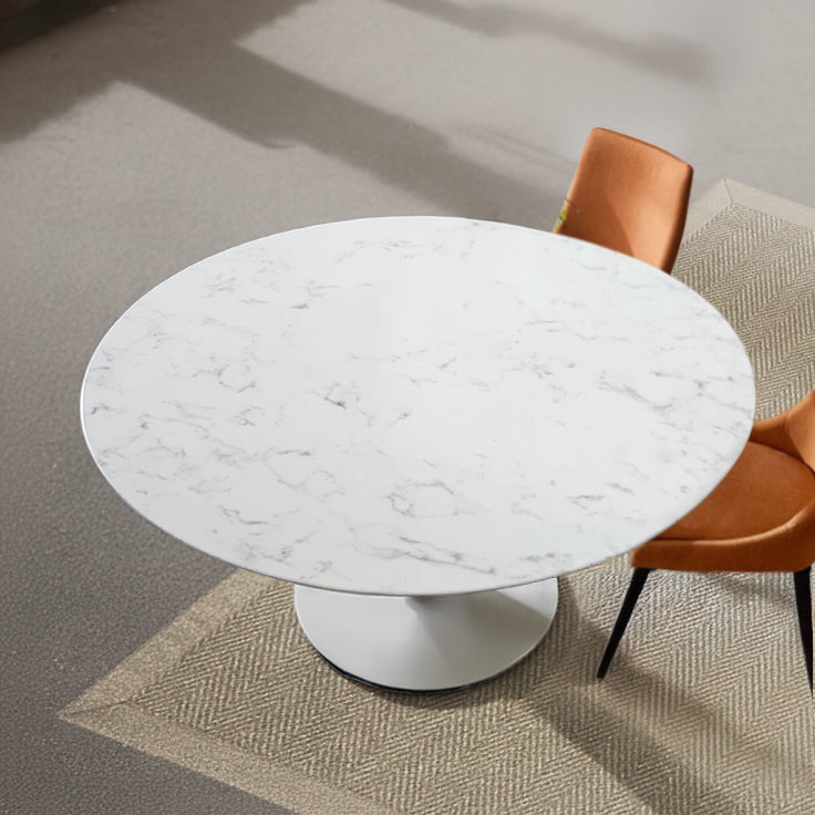 Natural Marble Round Dining Table Top 120cm Bp8077-T120 -  Table Tops - ebarza Furniture UAE | Shop Modern Furniture in Abu Dhabi & Dubai - مفروشات ايبازرا في الامارات | تسوق اثاث عصري وديكورات مميزة في دبي وابوظبي