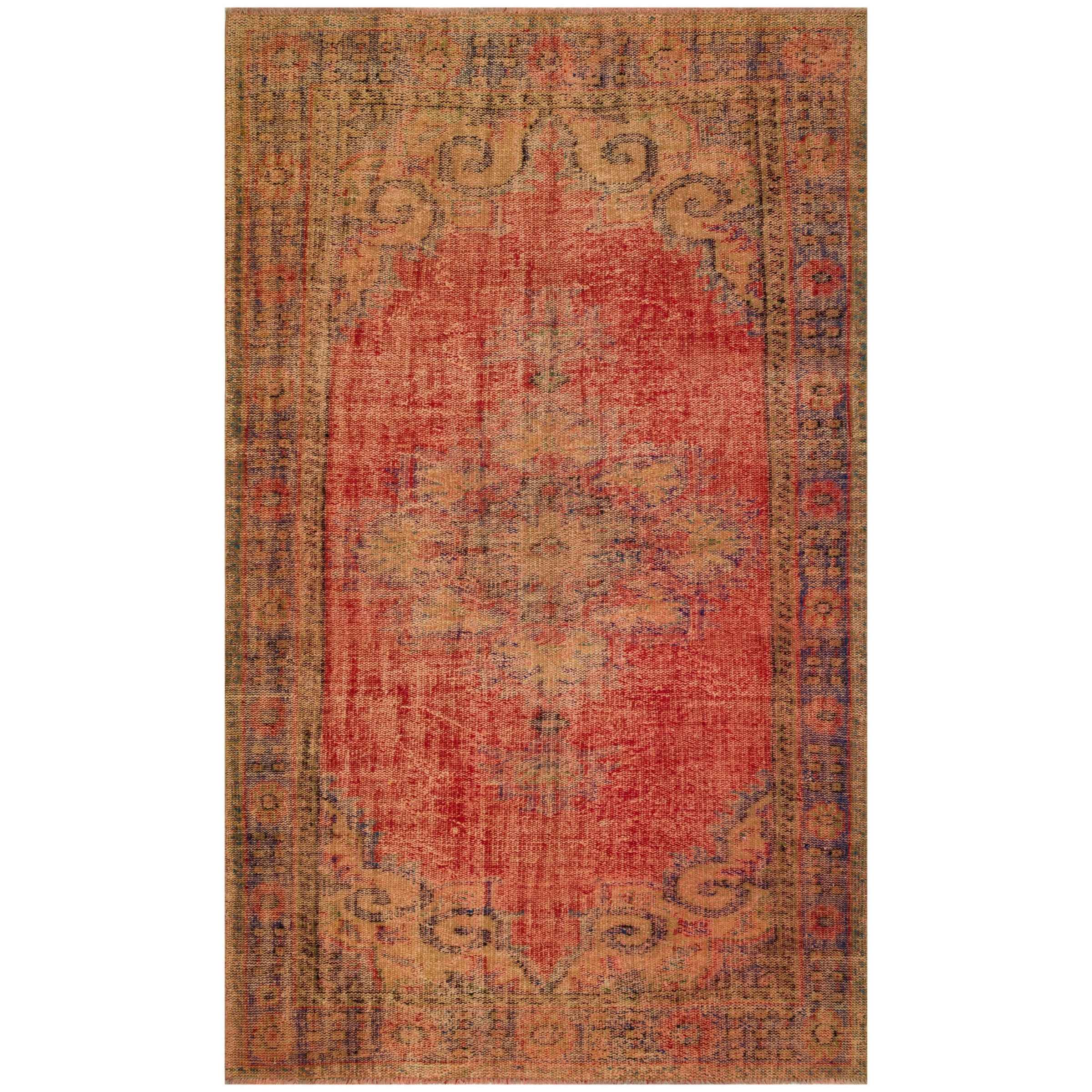 Buy 168 X 280 Cm Anatolian Hand Knotted Carpet Vintage Style 8167 ...