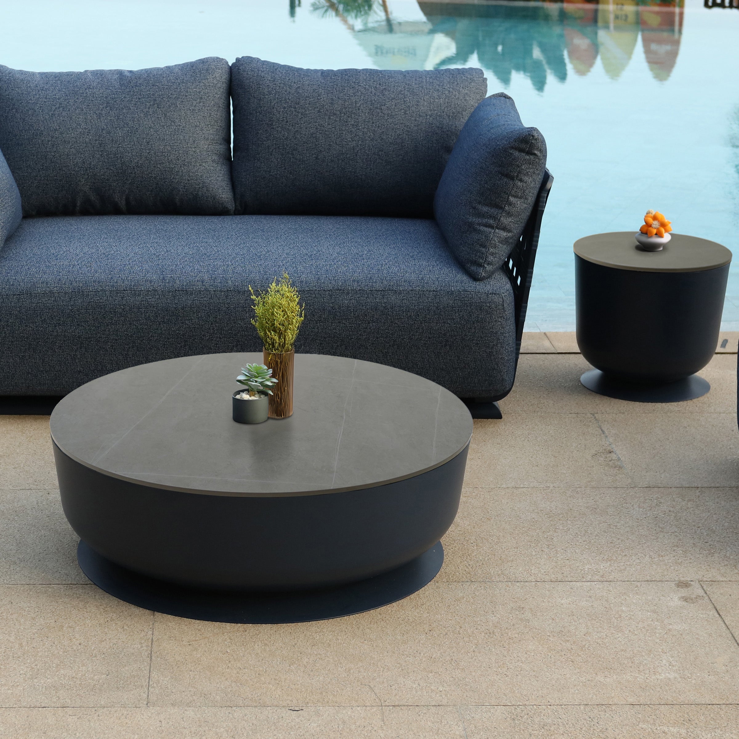 Penguin Outdoor Coffee Table MYX-CT00B -  Outdoor Tables - ebarza Furniture UAE | Shop Modern Furniture in Abu Dhabi & Dubai - مفروشات ايبازرا في الامارات | تسوق اثاث عصري وديكورات مميزة في دبي وابوظبي