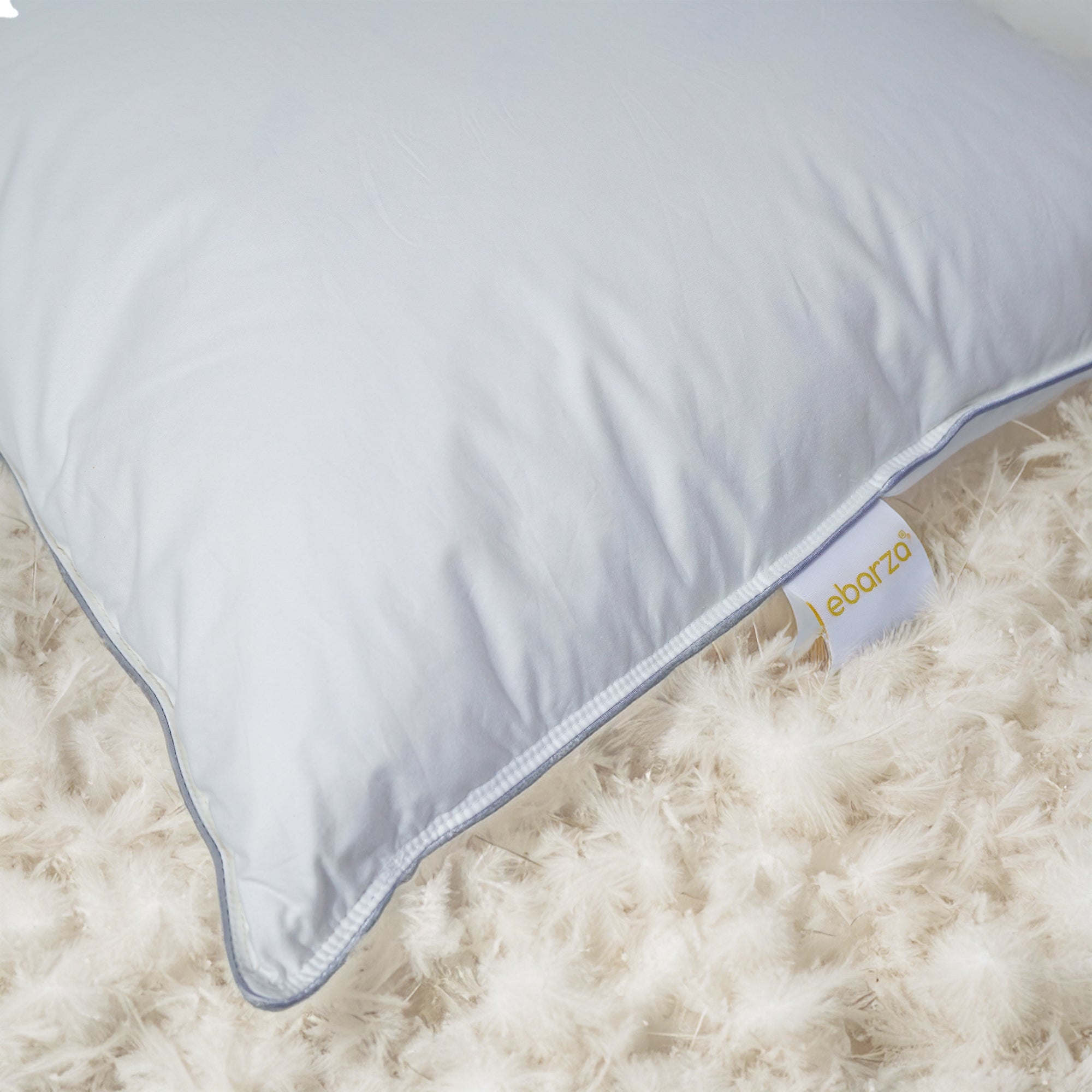 50X70 Down Feather Pillow 010205571 -  Bedding - ebarza Furniture UAE | Shop Modern Furniture in Abu Dhabi & Dubai - مفروشات ايبازرا في الامارات | تسوق اثاث عصري وديكورات مميزة في دبي وابوظبي