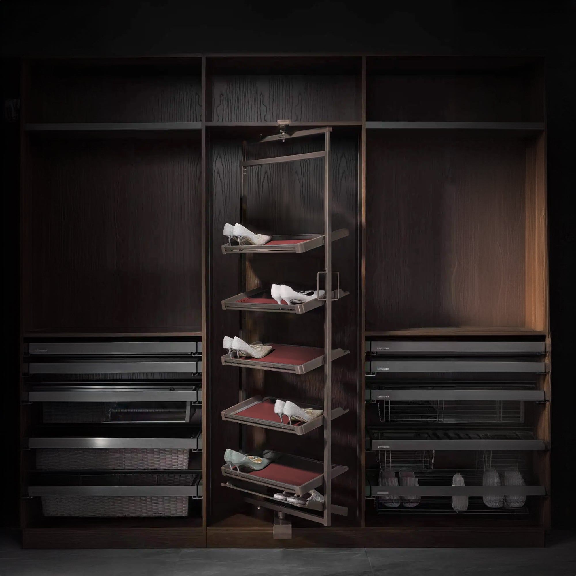 Inside cupboard shoe rack sale