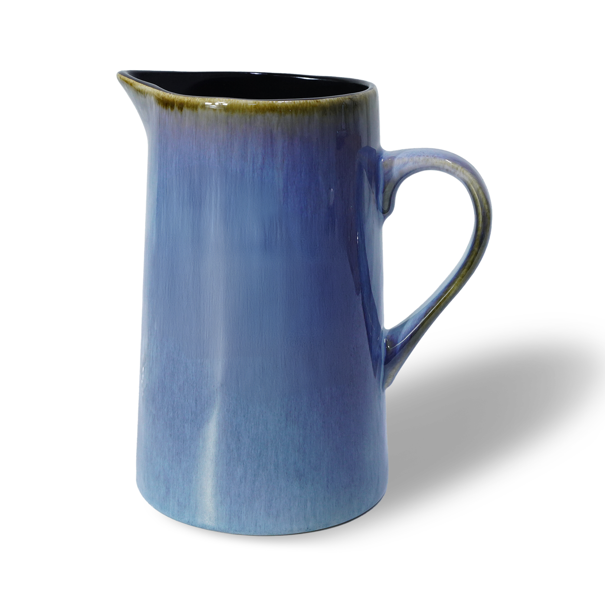 Blue wave Jug Black & Blue HZ1872/4028 -  Drinkware | إبريق الموجة الزرقاء باللونين الأسود والأزرق - ebarza Furniture UAE | Shop Modern Furniture in Abu Dhabi & Dubai - مفروشات ايبازرا في الامارات | تسوق اثاث عصري وديكورات مميزة في دبي وابوظبي