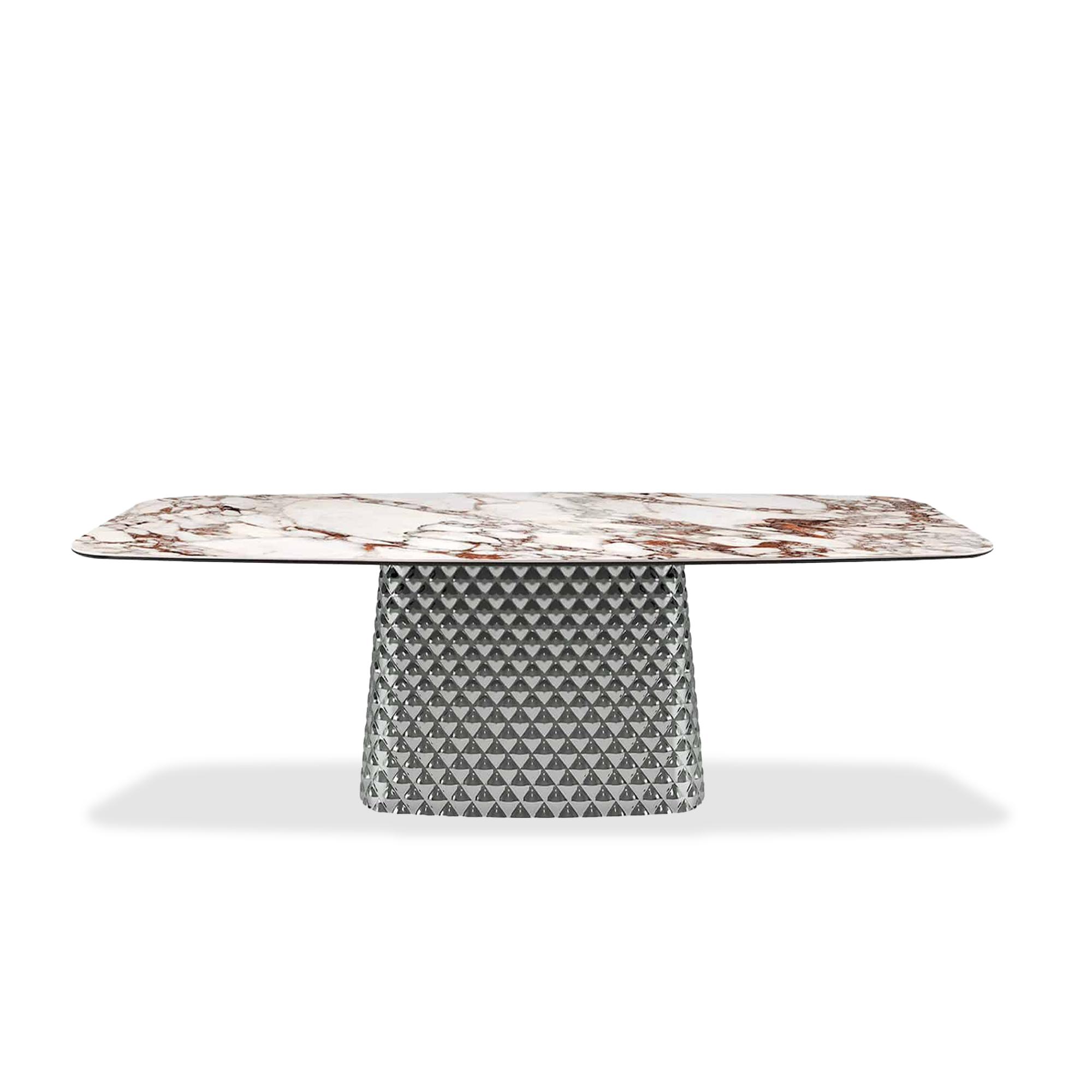 Sintered Stone Dining Table Tg-T11 -  Dining Tables - ebarza Furniture UAE | Shop Modern Furniture in Abu Dhabi & Dubai - مفروشات ايبازرا في الامارات | تسوق اثاث عصري وديكورات مميزة في دبي وابوظبي