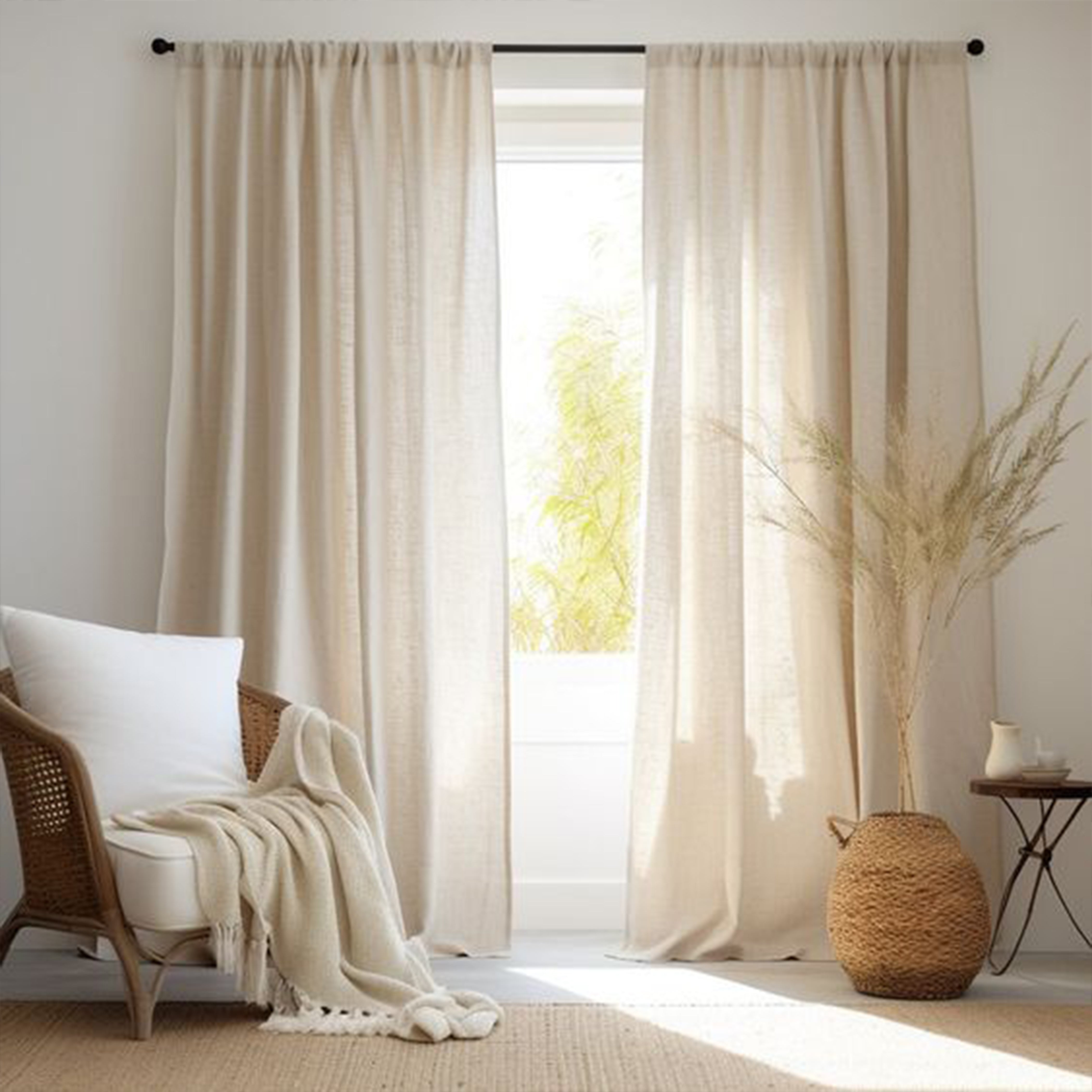 Elegant AROSA Window Curtain Fabric QX137 AROSA -  Curtains & Drapes | ستارة نافذة أنيقة - ebarza Furniture UAE | Shop Modern Furniture in Abu Dhabi & Dubai - مفروشات ايبازرا في الامارات | تسوق اثاث عصري وديكورات مميزة في دبي وابوظبي