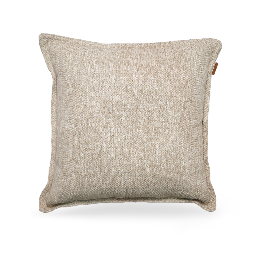 60*60 PILLOW With Zipper - Laconcha140-Beige -  Cushions - ebarza Furniture UAE | Shop Modern Furniture in Abu Dhabi & Dubai - مفروشات ايبازرا في الامارات | تسوق اثاث عصري وديكورات مميزة في دبي وابوظبي