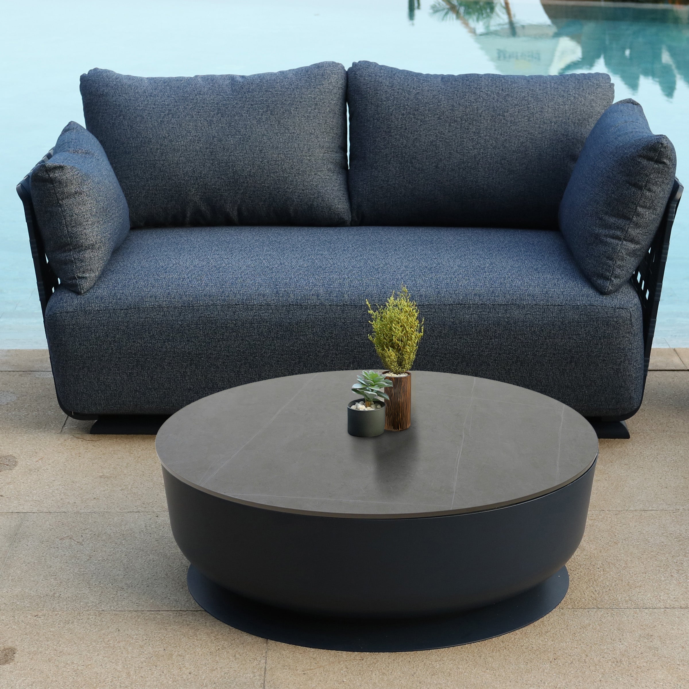 Penguin Outdoor Coffee Table MYX-CT00B -  Outdoor Tables - ebarza Furniture UAE | Shop Modern Furniture in Abu Dhabi & Dubai - مفروشات ايبازرا في الامارات | تسوق اثاث عصري وديكورات مميزة في دبي وابوظبي