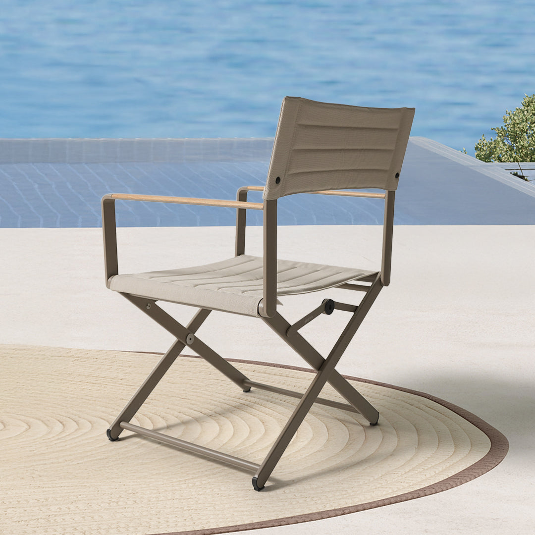 Chic Deluxe Outdoor Folding Armchair - AC5746C55TEX