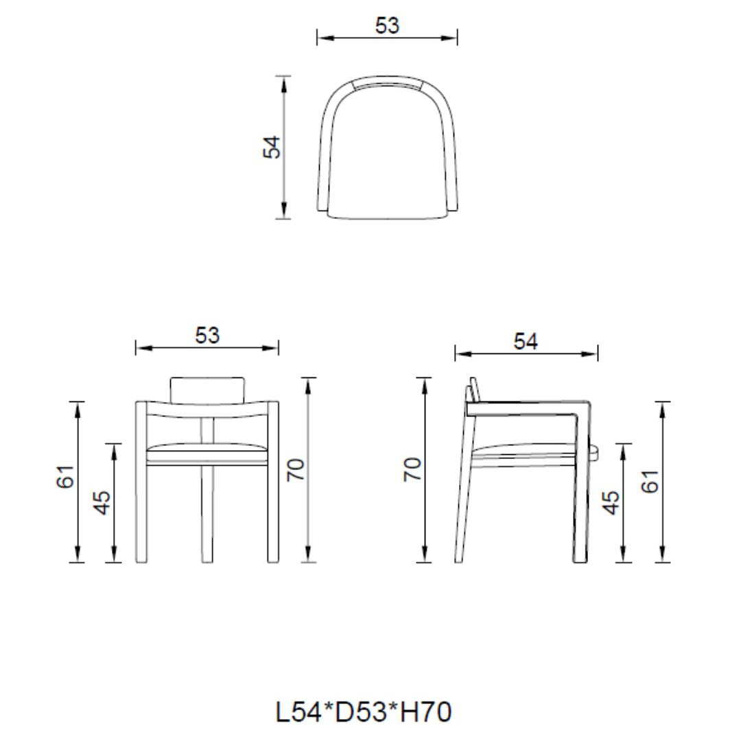 Pre-order 45 Days Delivery  Nexus Dining Chair AMF-CY368