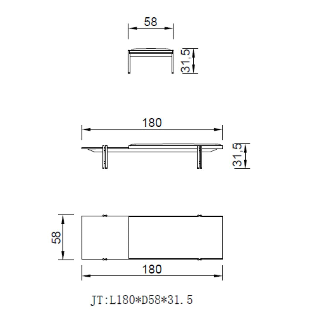 Pre-order 45 Days Delivery  Nexus Bench AMF-JT293