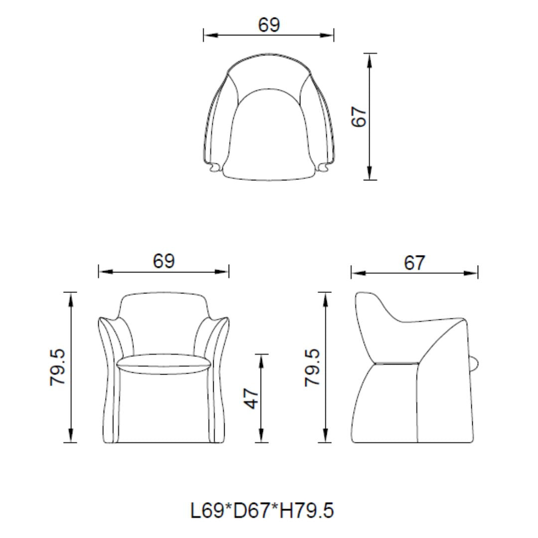 Pre-order 45 Days Delivery - Nexus Office/Dining Chair - AMF-ZY275