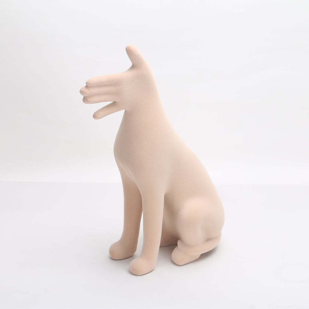 Abstract Friendly Dog Sculpture KA3152A -  Home Decor Figurines - ebarza Furniture UAE | Shop Modern Furniture in Abu Dhabi & Dubai - مفروشات ايبازرا في الامارات | تسوق اثاث عصري وديكورات مميزة في دبي وابوظبي