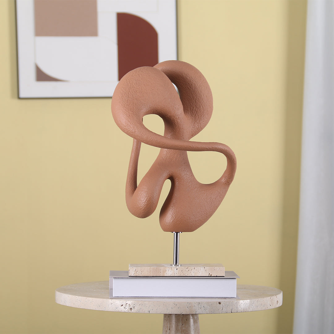 Abstract Sculpture KA3099A -  Home Decor Figurines - ebarza Furniture UAE | Shop Modern Furniture in Abu Dhabi & Dubai - مفروشات ايبازرا في الامارات | تسوق اثاث عصري وديكورات مميزة في دبي وابوظبي