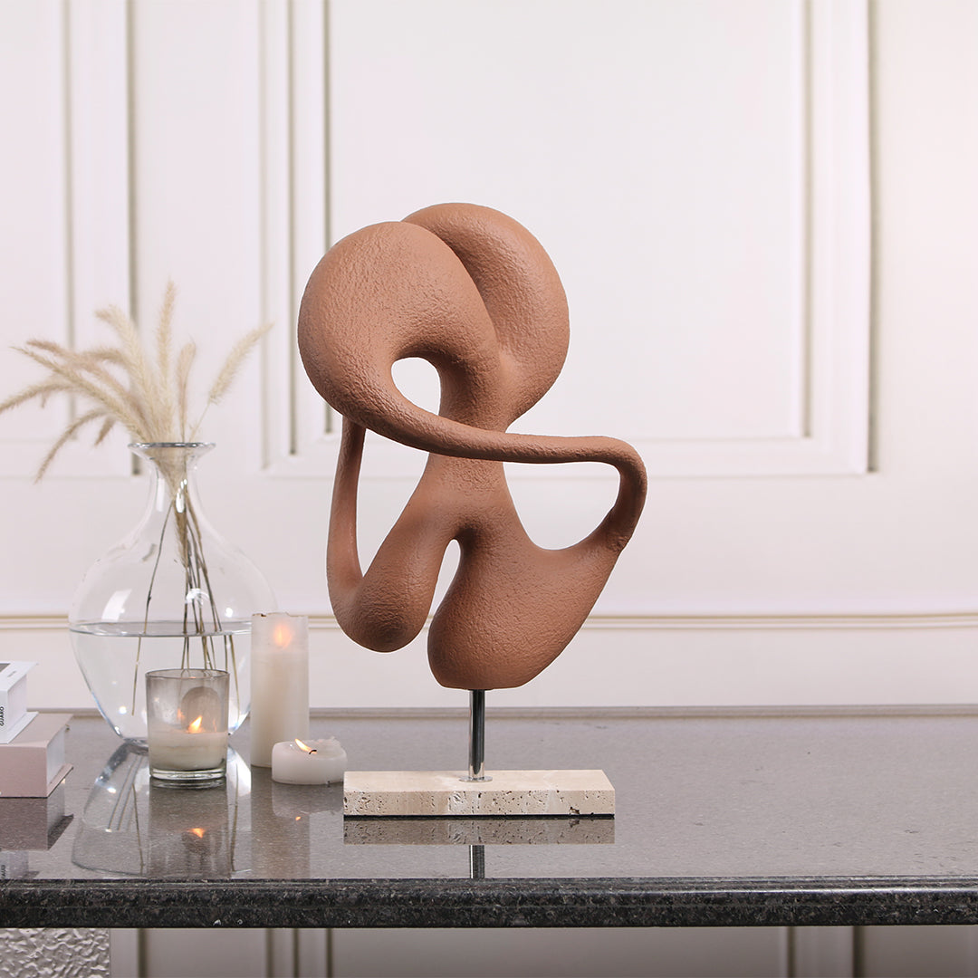 Abstract Sculpture KA3099A -  Home Decor Figurines - ebarza Furniture UAE | Shop Modern Furniture in Abu Dhabi & Dubai - مفروشات ايبازرا في الامارات | تسوق اثاث عصري وديكورات مميزة في دبي وابوظبي