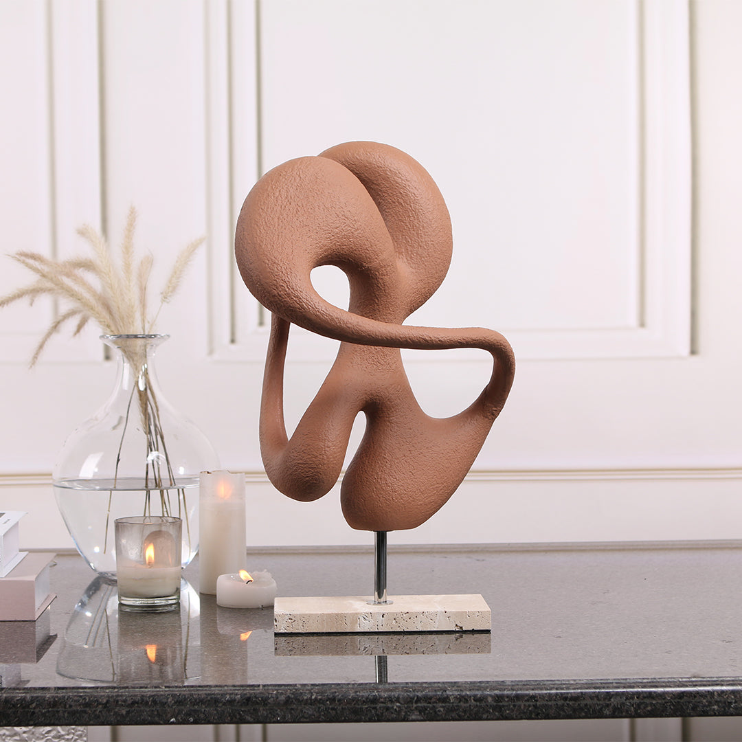 Abstract Sculpture KA3099A -  Home Decor Figurines - ebarza Furniture UAE | Shop Modern Furniture in Abu Dhabi & Dubai - مفروشات ايبازرا في الامارات | تسوق اثاث عصري وديكورات مميزة في دبي وابوظبي