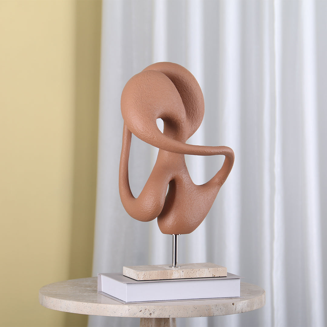 Abstract Sculpture KA3099A -  Home Decor Figurines - ebarza Furniture UAE | Shop Modern Furniture in Abu Dhabi & Dubai - مفروشات ايبازرا في الامارات | تسوق اثاث عصري وديكورات مميزة في دبي وابوظبي