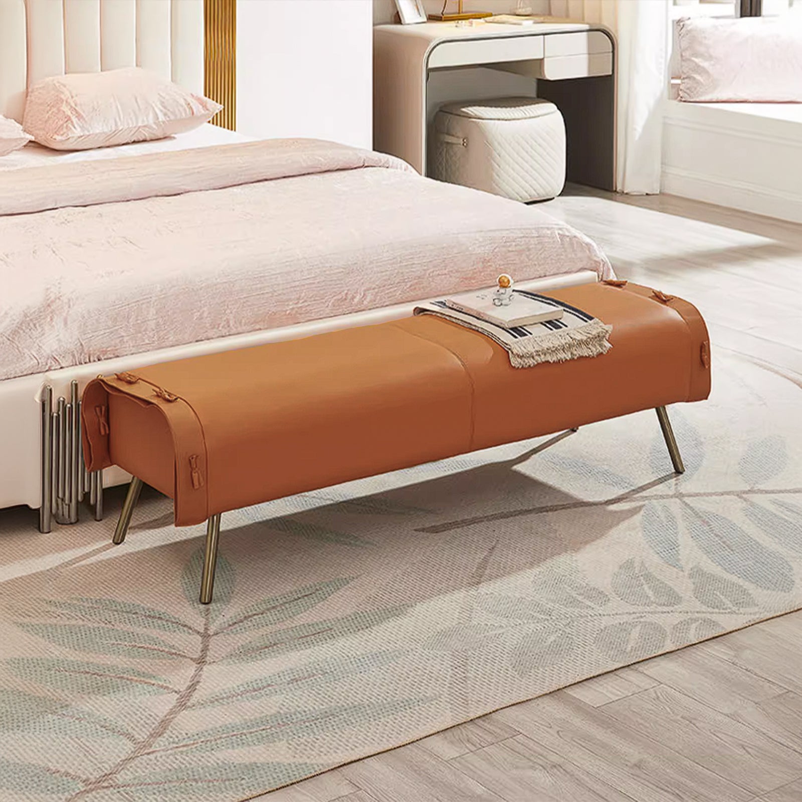 Bed bench  BC743 -  Benches - ebarza Furniture UAE | Shop Modern Furniture in Abu Dhabi & Dubai - مفروشات ايبازرا في الامارات | تسوق اثاث عصري وديكورات مميزة في دبي وابوظبي