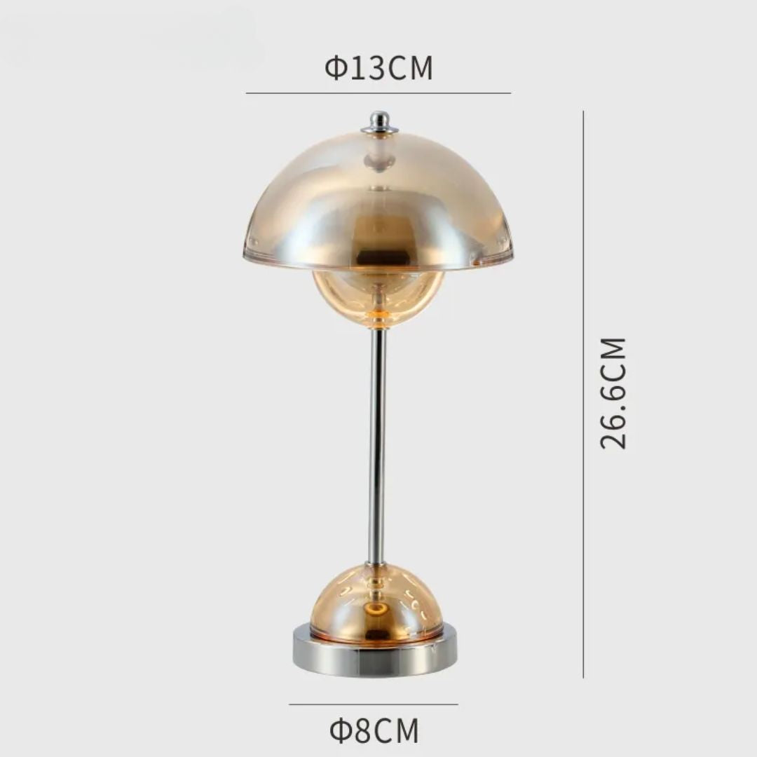 Amber Rechargeable LED Table Lamp MT80604-1-130 -  Desk/table Lamps - ebarza Furniture UAE | Shop Modern Furniture in Abu Dhabi & Dubai - مفروشات ايبازرا في الامارات | تسوق اثاث عصري وديكورات مميزة في دبي وابوظبي