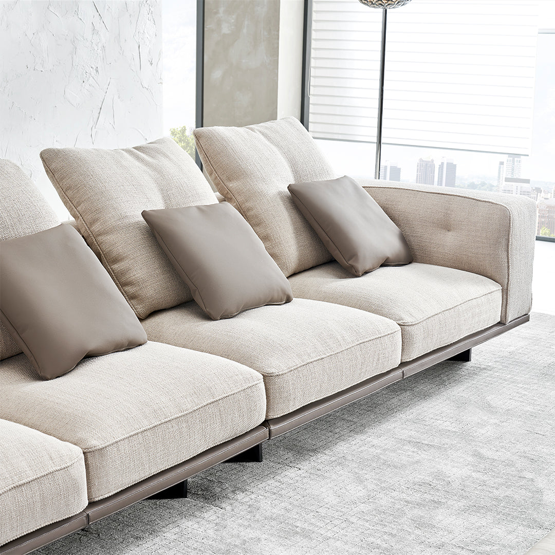 Avenor 2 seater Modular Sofa with Right armrest B-SF091 -  Sofas - ebarza Furniture UAE | Shop Modern Furniture in Abu Dhabi & Dubai - مفروشات ايبازرا في الامارات | تسوق اثاث عصري وديكورات مميزة في دبي وابوظبي