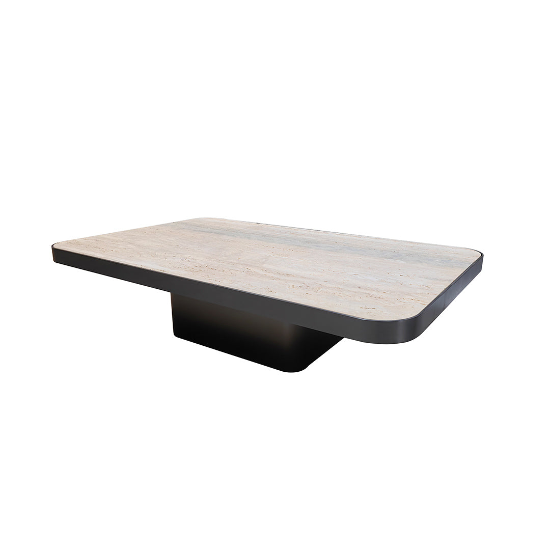 Babylon Set Of 3 Sliver Travertine Side Table - 321CT1S -  Side Tables - ebarza Furniture UAE | Shop Modern Furniture in Abu Dhabi & Dubai - مفروشات ايبازرا في الامارات | تسوق اثاث عصري وديكورات مميزة في دبي وابوظبي