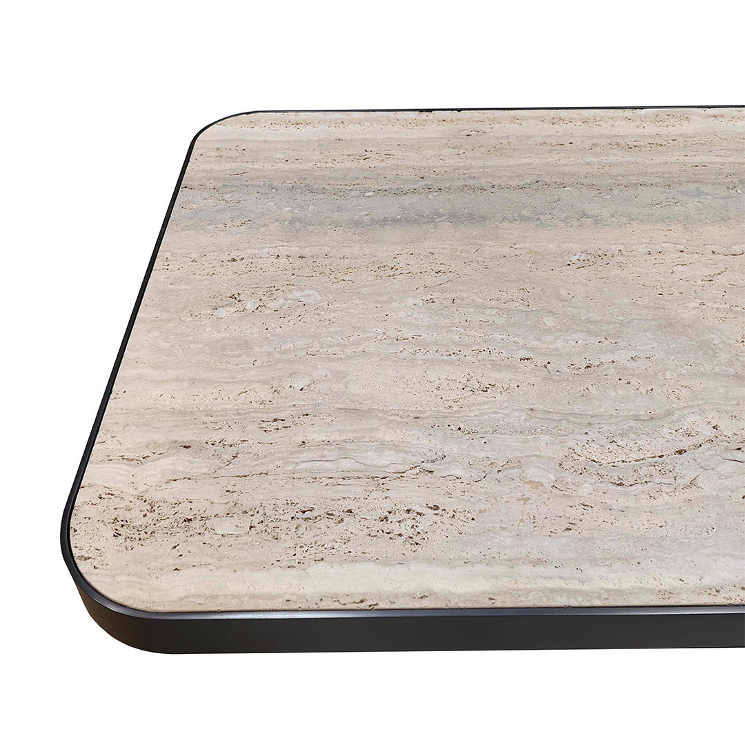 Babylon Set Of 3 Sliver Travertine Side Table - 321CT1S -  Side Tables - ebarza Furniture UAE | Shop Modern Furniture in Abu Dhabi & Dubai - مفروشات ايبازرا في الامارات | تسوق اثاث عصري وديكورات مميزة في دبي وابوظبي