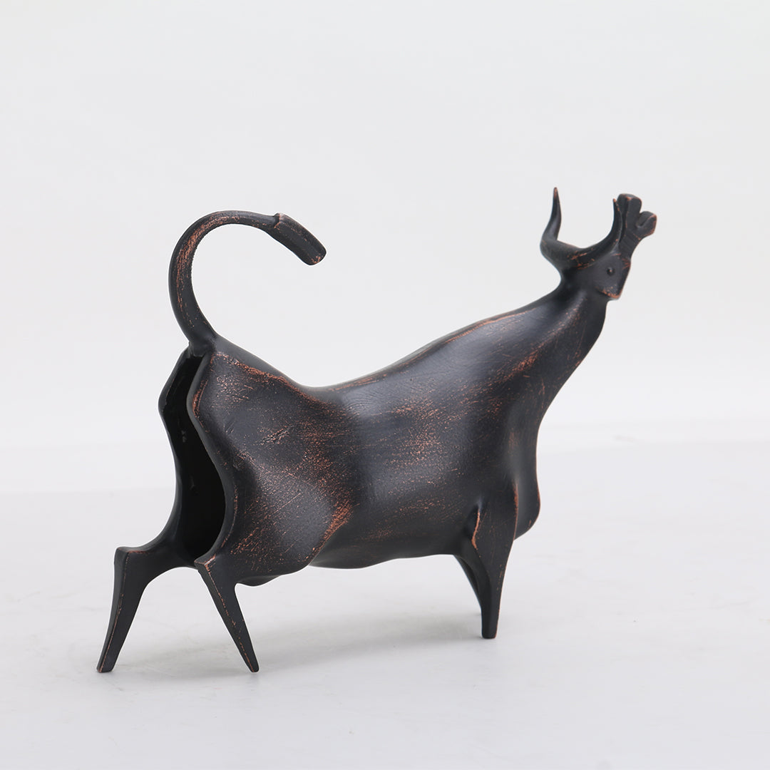 Bull Sculpture KA3067B -  Home Decor Figurines - ebarza Furniture UAE | Shop Modern Furniture in Abu Dhabi & Dubai - مفروشات ايبازرا في الامارات | تسوق اثاث عصري وديكورات مميزة في دبي وابوظبي