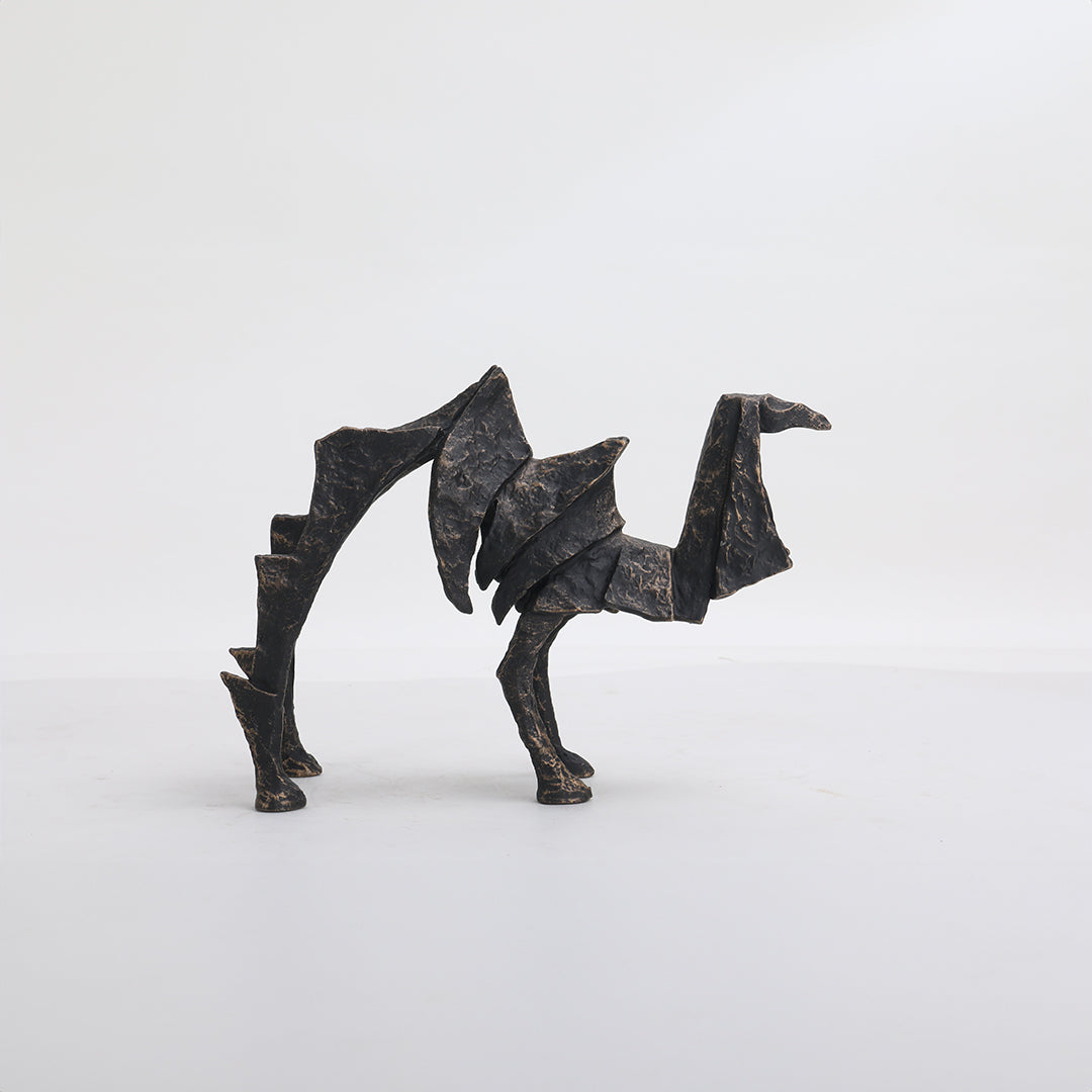 Camel Sculpture KA3066A -  Home Decor Figurines - ebarza Furniture UAE | Shop Modern Furniture in Abu Dhabi & Dubai - مفروشات ايبازرا في الامارات | تسوق اثاث عصري وديكورات مميزة في دبي وابوظبي