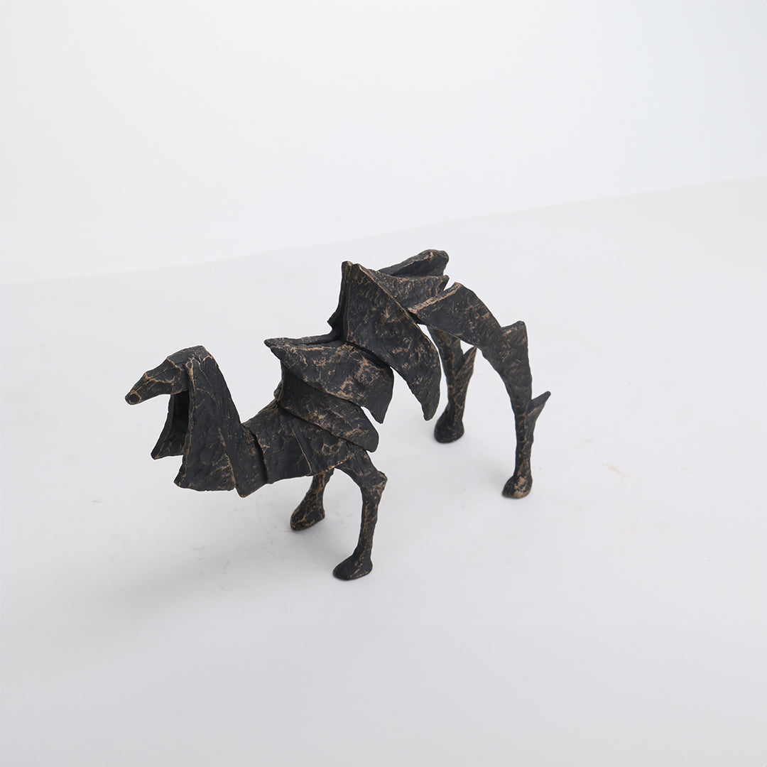 Camel Sculpture KA3066A -  Home Decor Figurines - ebarza Furniture UAE | Shop Modern Furniture in Abu Dhabi & Dubai - مفروشات ايبازرا في الامارات | تسوق اثاث عصري وديكورات مميزة في دبي وابوظبي