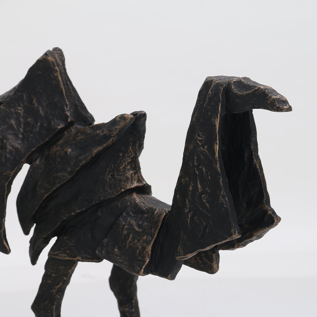 Camel Sculpture KA3066A -  Home Decor Figurines - ebarza Furniture UAE | Shop Modern Furniture in Abu Dhabi & Dubai - مفروشات ايبازرا في الامارات | تسوق اثاث عصري وديكورات مميزة في دبي وابوظبي