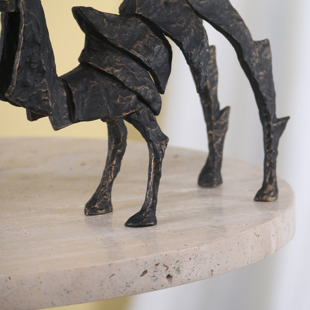 Camel Sculpture KA3066A -  Home Decor Figurines - ebarza Furniture UAE | Shop Modern Furniture in Abu Dhabi & Dubai - مفروشات ايبازرا في الامارات | تسوق اثاث عصري وديكورات مميزة في دبي وابوظبي