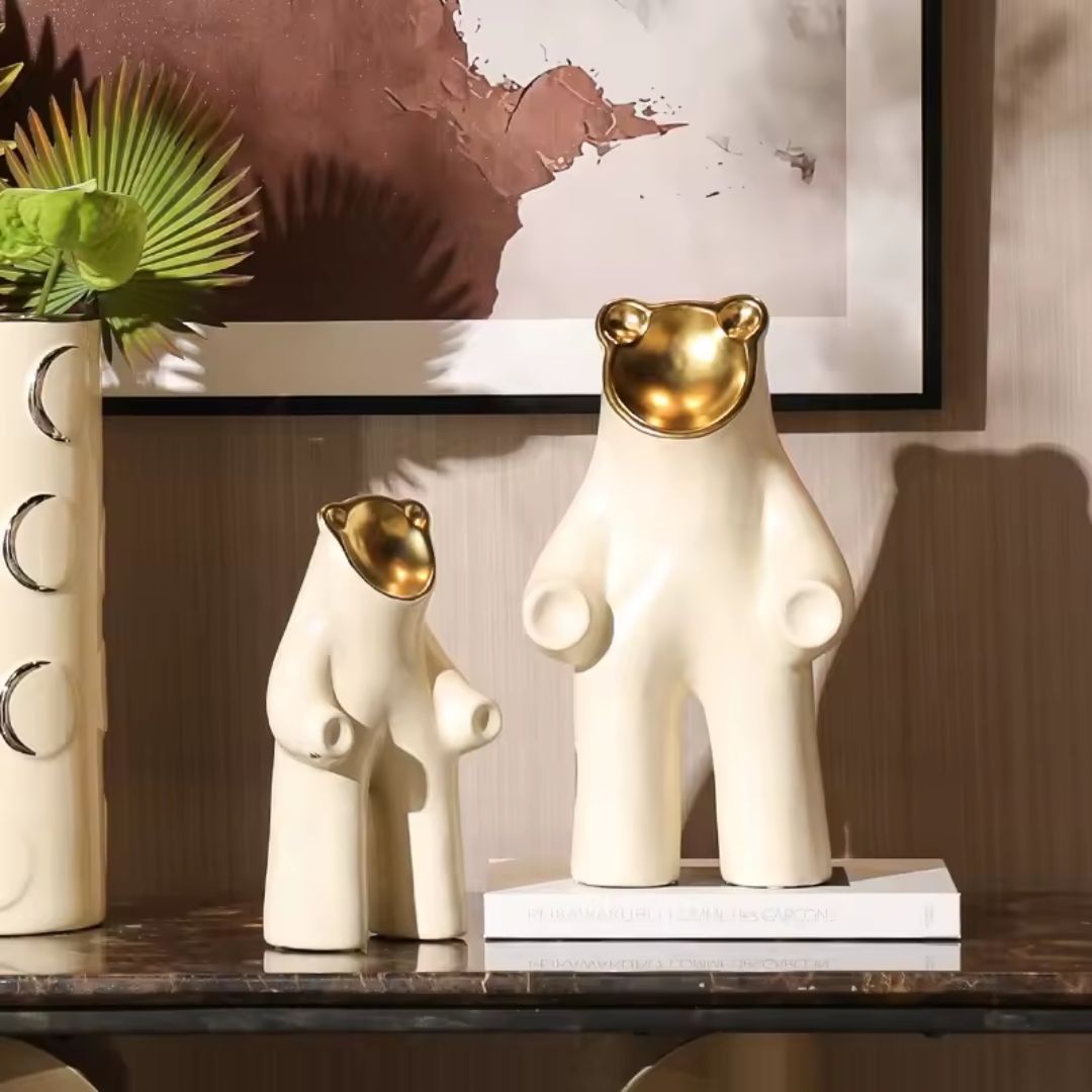 Cheer Up Bear-B FD-D24016B -  Home Decor Figurines - ebarza Furniture UAE | Shop Modern Furniture in Abu Dhabi & Dubai - مفروشات ايبازرا في الامارات | تسوق اثاث عصري وديكورات مميزة في دبي وابوظبي