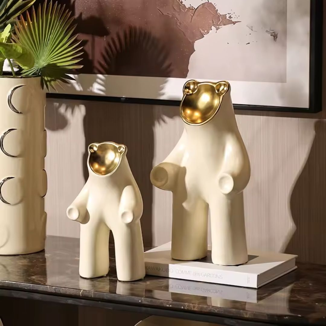 Cheer Up Bear-B FD-D24016B -  Home Decor Figurines - ebarza Furniture UAE | Shop Modern Furniture in Abu Dhabi & Dubai - مفروشات ايبازرا في الامارات | تسوق اثاث عصري وديكورات مميزة في دبي وابوظبي