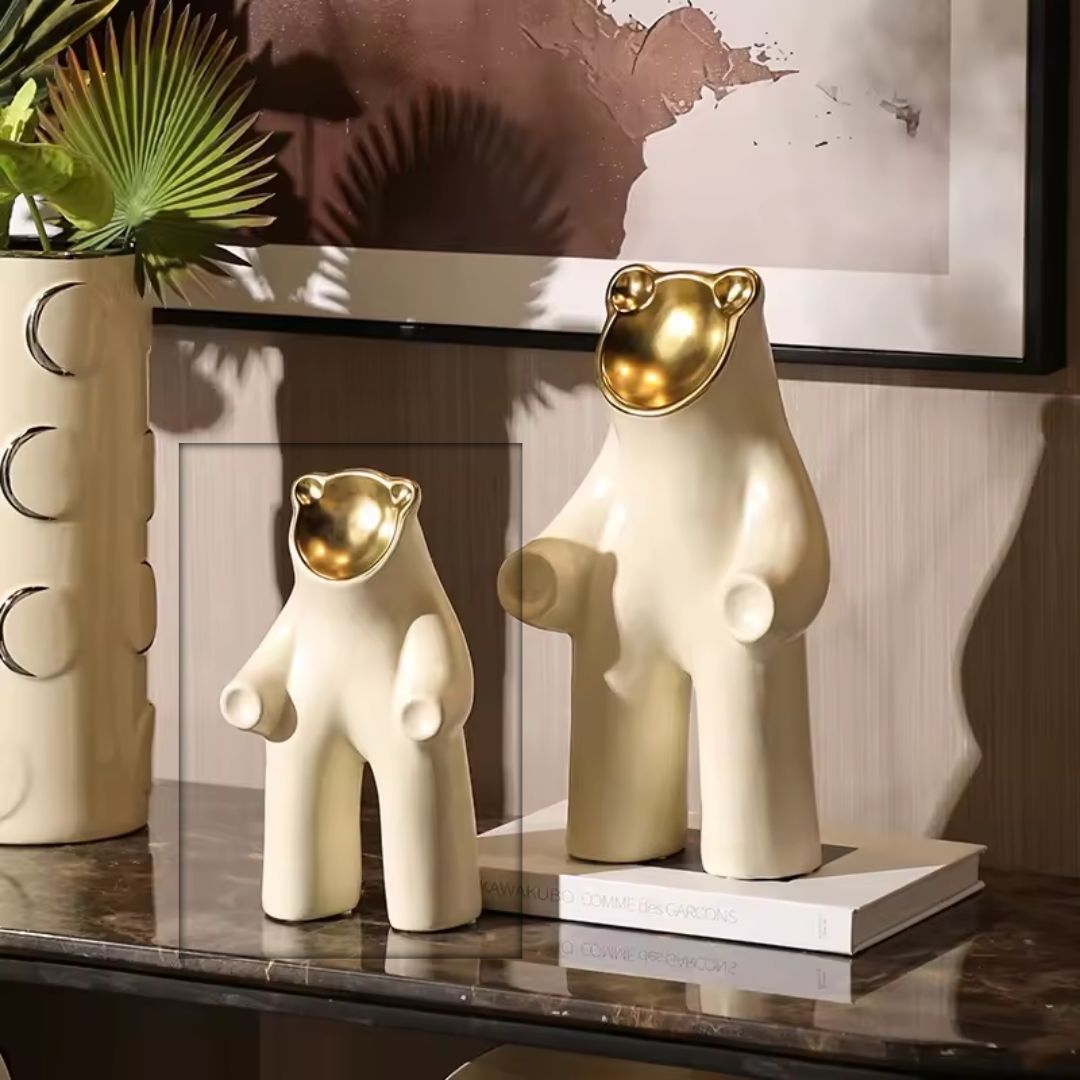 Cheer Up Bear-B FD-D24016B -  Home Decor Figurines - ebarza Furniture UAE | Shop Modern Furniture in Abu Dhabi & Dubai - مفروشات ايبازرا في الامارات | تسوق اثاث عصري وديكورات مميزة في دبي وابوظبي