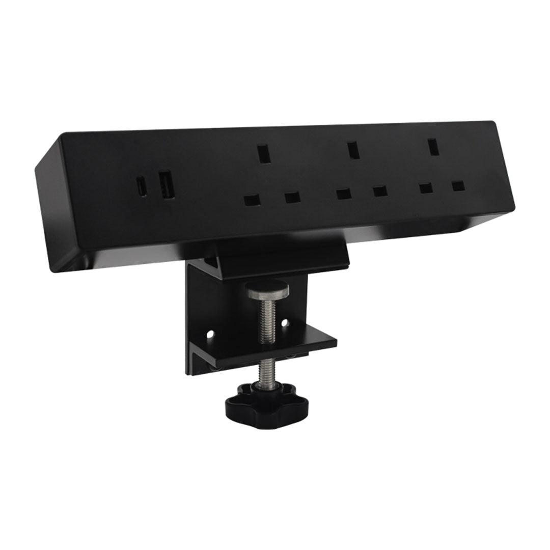 Pre-order 90 Days Delivery Clamp On Socket JXB032B - Black -  Power Track System | نظام تتبع الطاقة 120X8 سم - ebarza Furniture UAE | Shop Modern Furniture in Abu Dhabi & Dubai - مفروشات ايبازرا في الامارات | تسوق اثاث عصري وديكورات مميزة في دبي وابوظبي