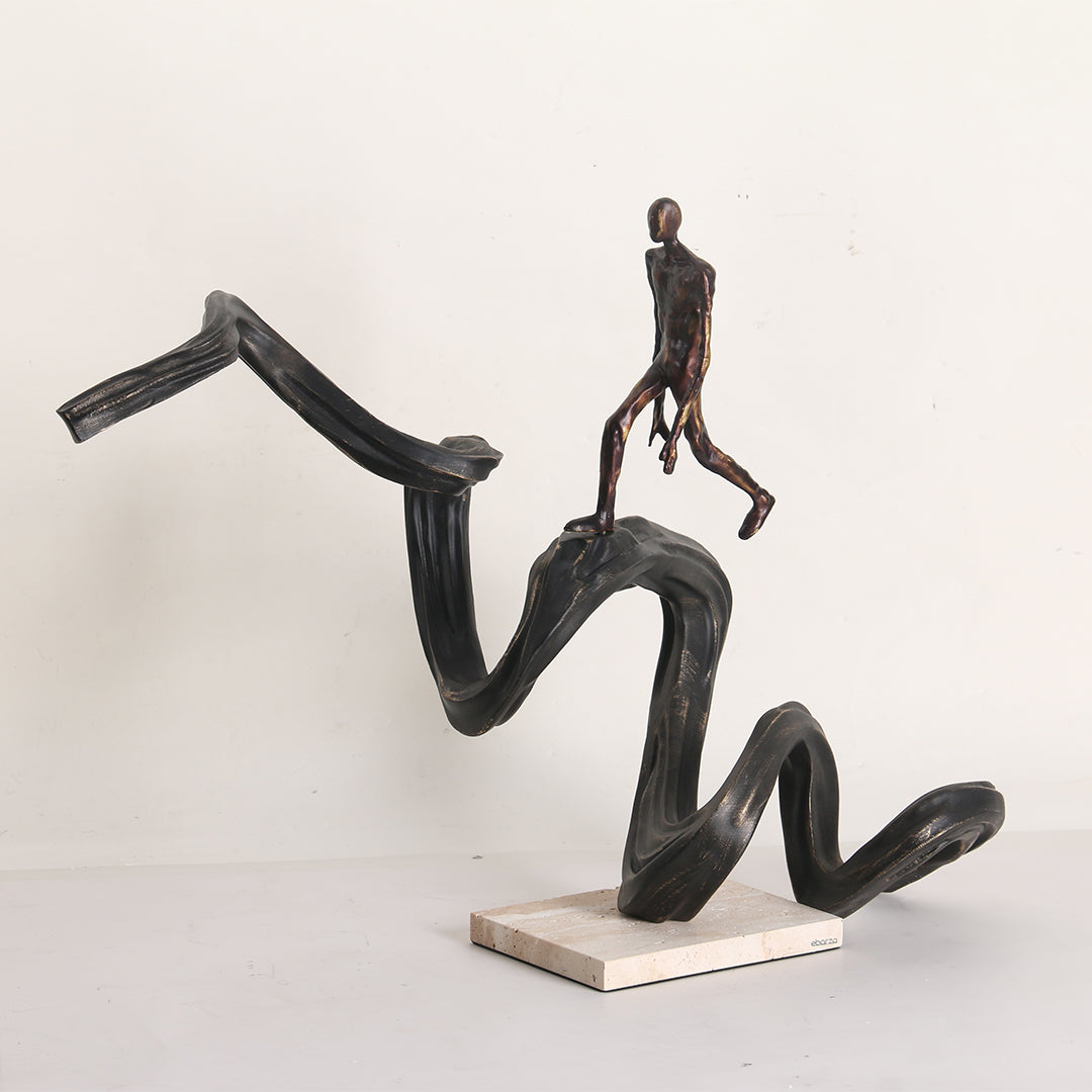 Climbing Up Man KA3158 -  Home Decor Figurines - ebarza Furniture UAE | Shop Modern Furniture in Abu Dhabi & Dubai - مفروشات ايبازرا في الامارات | تسوق اثاث عصري وديكورات مميزة في دبي وابوظبي