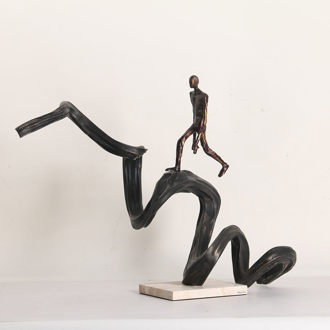 Climbing Up Man KA3158 -  Home Decor Figurines - ebarza Furniture UAE | Shop Modern Furniture in Abu Dhabi & Dubai - مفروشات ايبازرا في الامارات | تسوق اثاث عصري وديكورات مميزة في دبي وابوظبي