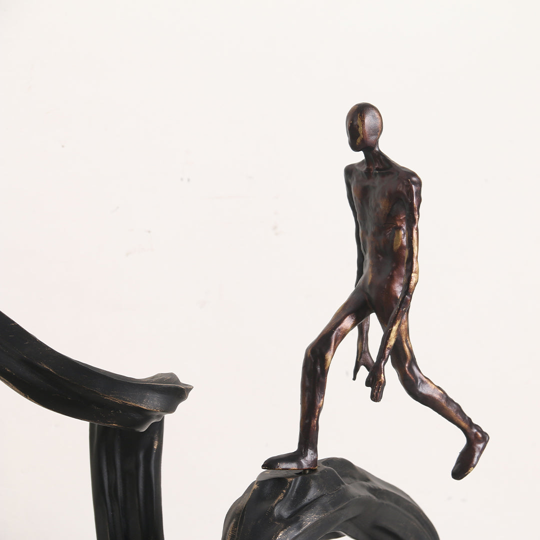 Climbing Up Man KA3158 -  Home Decor Figurines - ebarza Furniture UAE | Shop Modern Furniture in Abu Dhabi & Dubai - مفروشات ايبازرا في الامارات | تسوق اثاث عصري وديكورات مميزة في دبي وابوظبي