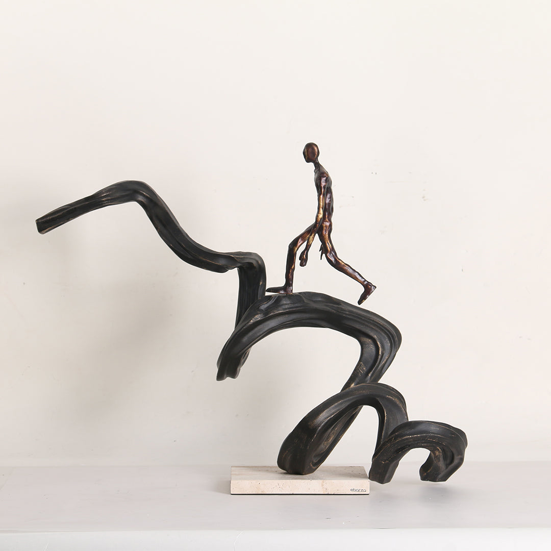 Climbing Up Man KA3158 -  Home Decor Figurines - ebarza Furniture UAE | Shop Modern Furniture in Abu Dhabi & Dubai - مفروشات ايبازرا في الامارات | تسوق اثاث عصري وديكورات مميزة في دبي وابوظبي