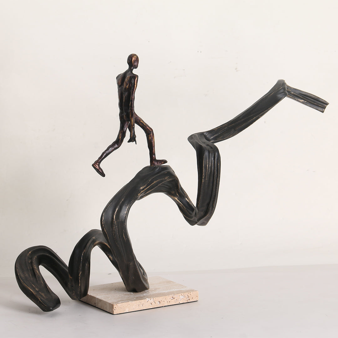 Climbing Up Man KA3158 -  Home Decor Figurines - ebarza Furniture UAE | Shop Modern Furniture in Abu Dhabi & Dubai - مفروشات ايبازرا في الامارات | تسوق اثاث عصري وديكورات مميزة في دبي وابوظبي