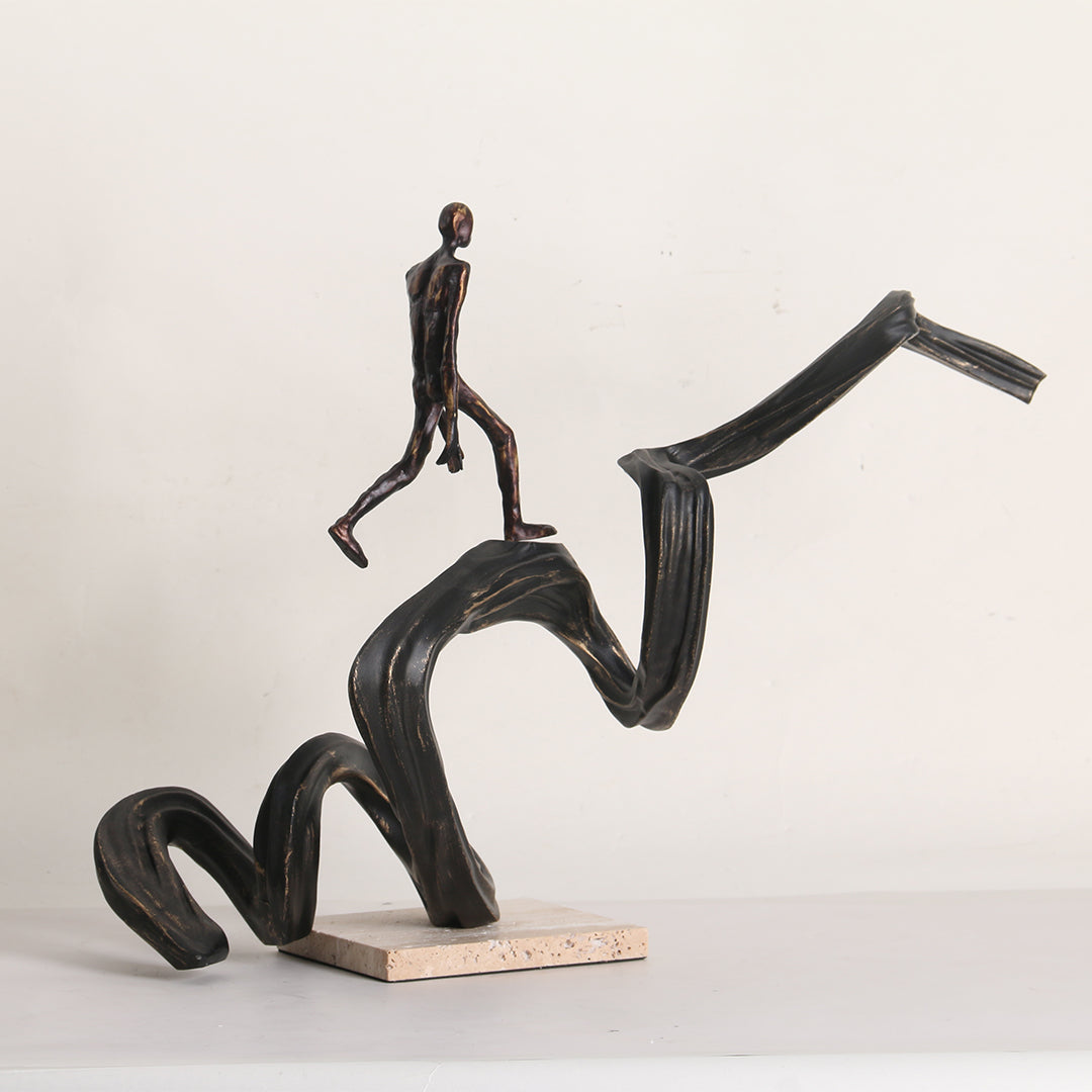 Climbing Up Man KA3158 -  Home Decor Figurines - ebarza Furniture UAE | Shop Modern Furniture in Abu Dhabi & Dubai - مفروشات ايبازرا في الامارات | تسوق اثاث عصري وديكورات مميزة في دبي وابوظبي