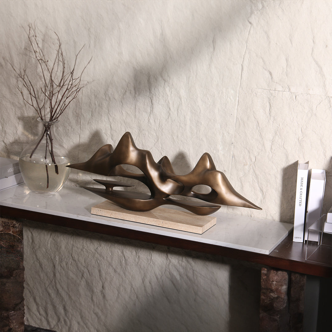 DESKTOP SCULPTURE KA3339/BA061 -  Home Decor Figurines - ebarza Furniture UAE | Shop Modern Furniture in Abu Dhabi & Dubai - مفروشات ايبازرا في الامارات | تسوق اثاث عصري وديكورات مميزة في دبي وابوظبي