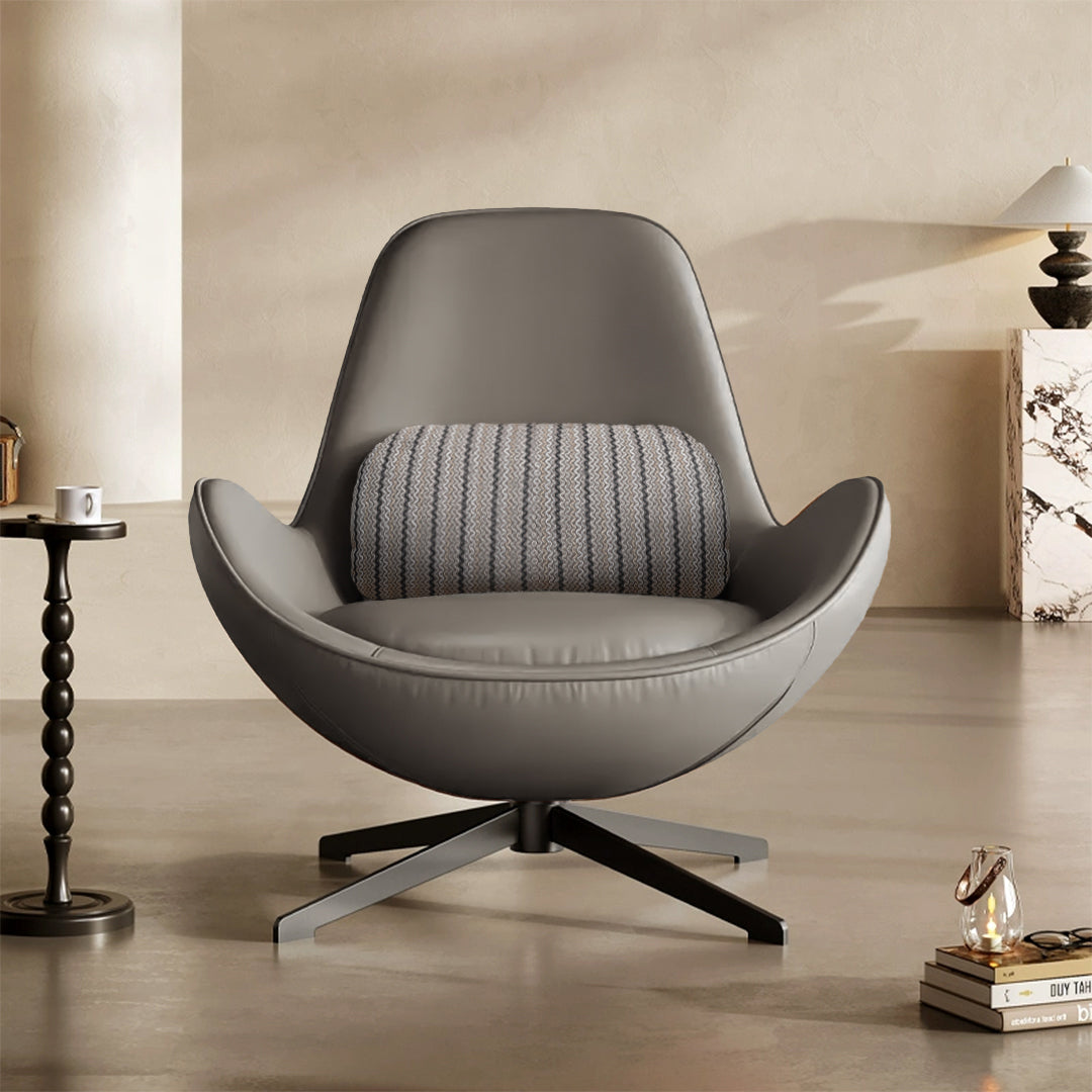 Pre-order 75 Days Delivery Vigo Swivel Lounge Chair Lc017 - Beige