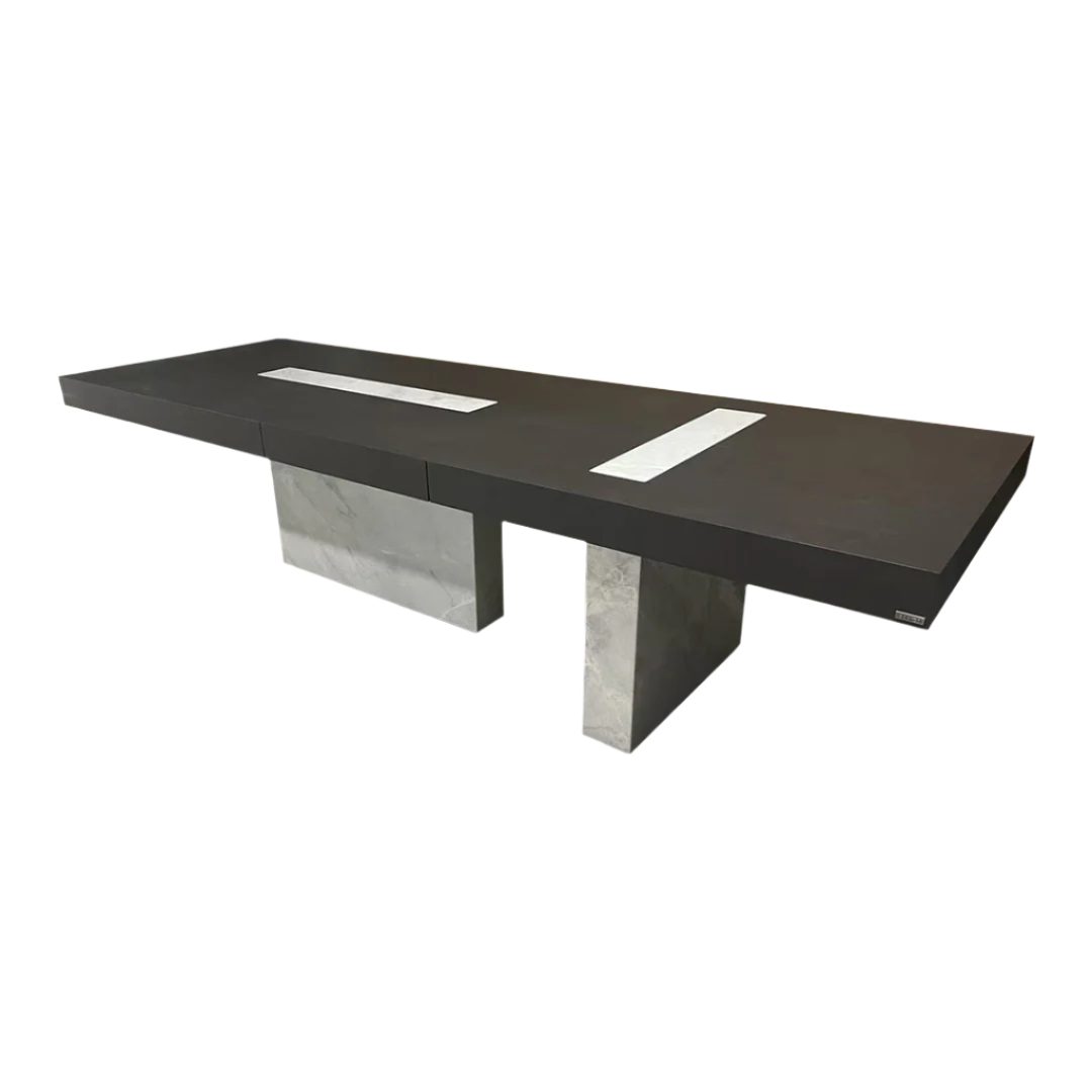 Dark Emperador Rectangular Dining Table JK-W009