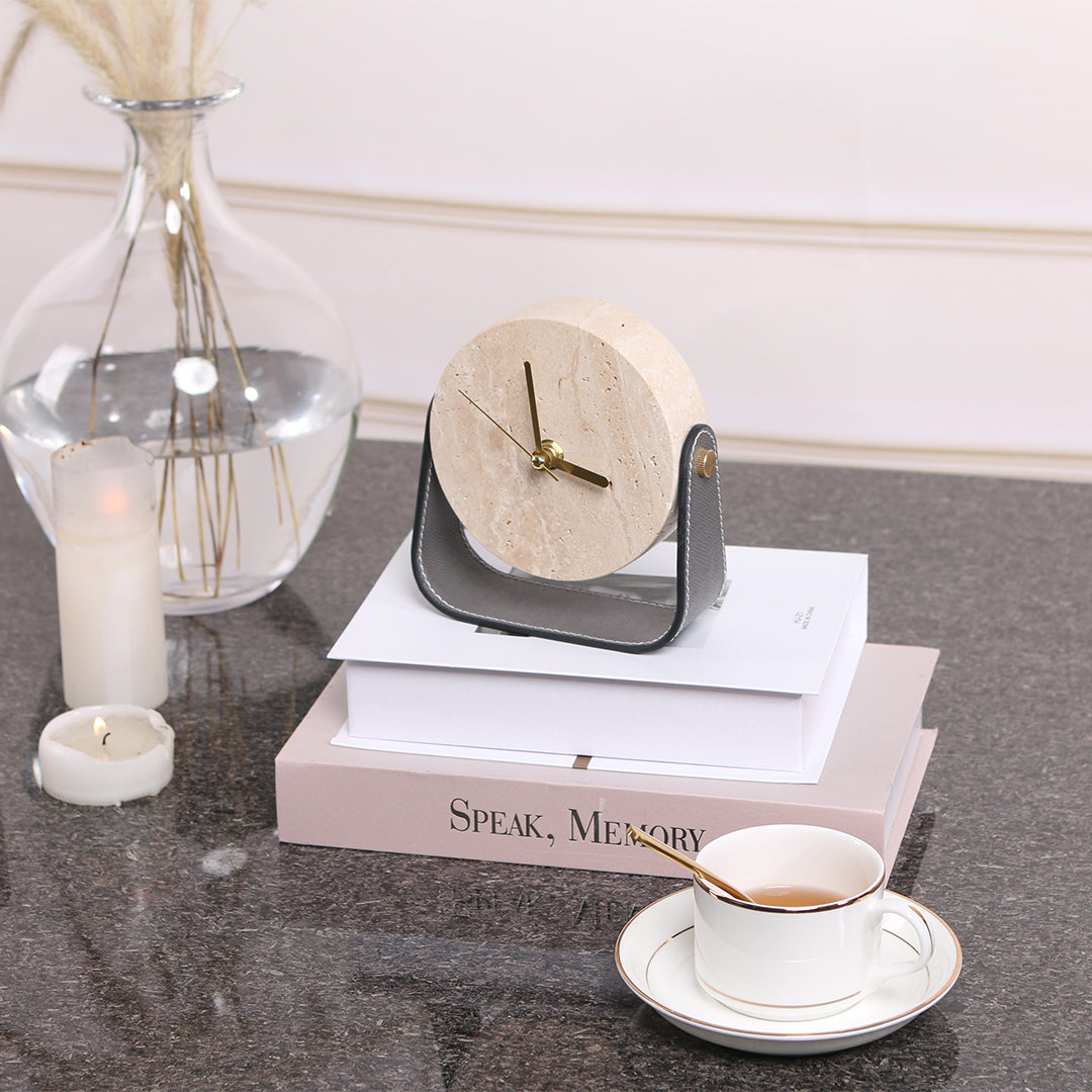 Desktop Clock KQ3002B -  Clocks - ebarza Furniture UAE | Shop Modern Furniture in Abu Dhabi & Dubai - مفروشات ايبازرا في الامارات | تسوق اثاث عصري وديكورات مميزة في دبي وابوظبي