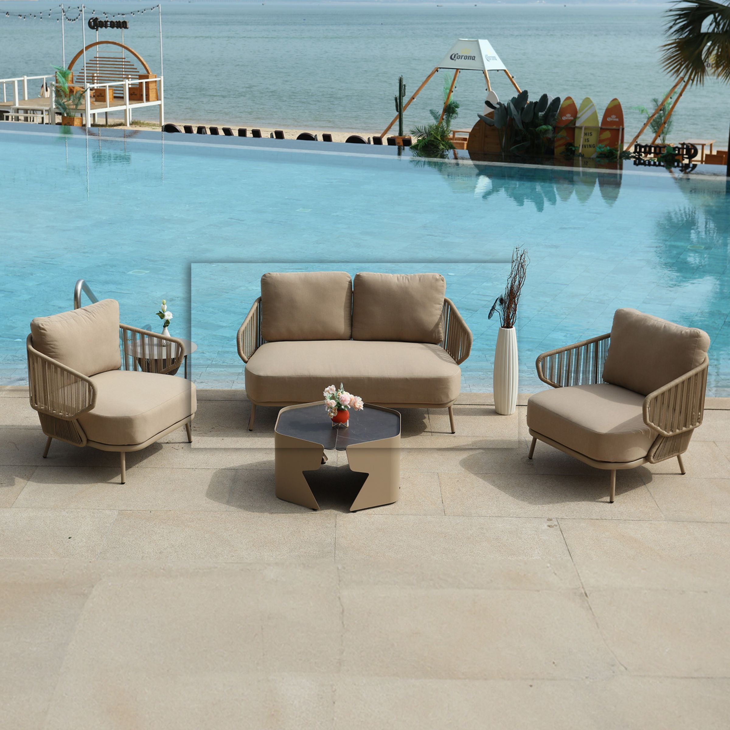 Embrace Outdoor Love Seat Sofa MYX SOFA1050